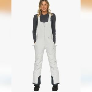 Arctix Women's Essential Insulated Ski Bibs, Water Resistant Snow Pants